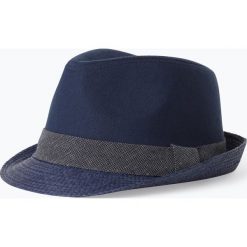 Nils Sundström - Kapelusz męski, niebieski. Niebieskie kapelusze męskie Nils Sundström, bez wzorów, eleganckie. Za 99,95 zł.