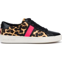 Michael Kors Irving Tenisówki Czarny Brązowy. Pomarańczowe trampki i tenisówki damskie Michael Kors, bez wzorów, ze skóry, bez zapięcia. Za 769,95 zł.