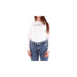 Bluzy Calvin Klein Jeans J20J209760. Białe bluzy damskie Calvin Klein Jeans, s, bez wzorów, z jeansu, bez rękawów, bez kaptura. Za 369,84 zł.
