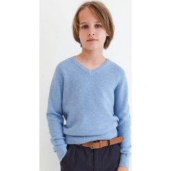 Bawełniany sweter -. Swetry męskie Reserved, bez wzorów, z bawełny, bez kołnierzyka, bez kaptura. Za 49,99 zł.
