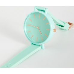 Zegarek - Turkusowy. Niebieskie zegarki damskie Sinsay. Za 24,99 zł.