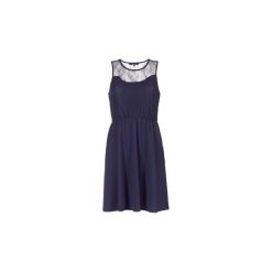 Sukienki krótkie Vero Moda VMDAGA. Niebieskie sukienki damskie Vero Moda, s, bez wzorów, bez kołnierzyka, z krótkim rękawem, krótkie, mini. Za 103,20 zł.