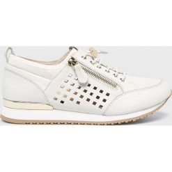 Caprice - Buty. Różowe buty sportowe damskie Caprice, bez wzorów, ze skóry, sportowe. W wyprzedaży za 199,90 zł.