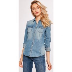 Scotch & Soda - Koszula. Niebieskie bluzki damskie marki Scotch & Soda, s, z elastanu, casualowe, z długim rękawem. W wyprzedaży za 269,90 zł.
