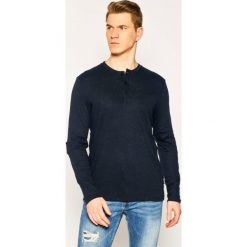 Sweter JOOP! Jeans 15 JJJ-36Lino 30019673. Niebieskie swetry męskie JOOP! Jeans, xxl, bez wzorów, z bawełny, klasyczne, z klasycznym kołnierzykiem, bez kaptura. W wyprzedaży za 269,00 zł.