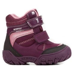 Geox Buty Zimowe Za Kostkę Dziewczęce Gulp 23 Fioletowy. Fioletowe buty dziewczęce zimowe Geox, za kostkę, bez zapięcia. Za 279,00 zł.