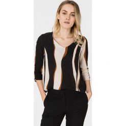 Vero Moda Fidela Bluzka Czarny Brązowy. Pomarańczowe bluzki damskie Vero Moda, xs, bez wzorów, z elastanu, bez kołnierzyka, bez rękawów. Za 118,95 zł.