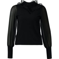 Swetry klasyczne damskie: Navy London FLEUR Sweter black