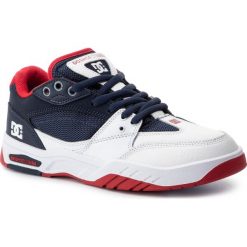 Sneakersy DC - Maswell ADYS100473 Navy/White (Nvw). Niebieskie sneakersy męskie DC, na co dzień, bez wzorów, ze skóry, bez zapięcia. W wyprzedaży za 229,00 zł.