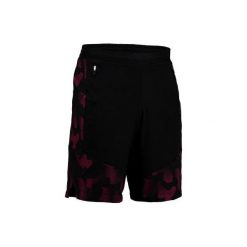 Spodenki fitness kardio FST 500 męskie. Czarne spodenki sportowe męskie marki DOMYOS, m, z elastanu, na fitness i siłownię. Za 64,99 zł.