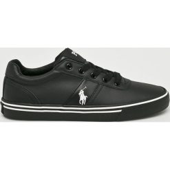 Polo Ralph Lauren - Buty. Czarne buty sportowe męskie marki Polo Ralph Lauren, ze skóry, na sznurówki. W wyprzedaży za 339,90 zł.