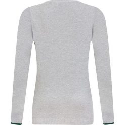 Sweter "Deep Grass" w kolorze szarym. Szare swetry damskie Sir Raymond Taylor, s, z haftami, z bawełny, bez rękawów, bez kaptura. W wyprzedaży za 129,95 zł.