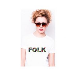 T-shirty damskie: Koszulka damska FOLK