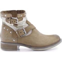 Botki damskie: Skórzane buty Soly