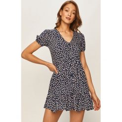 Tally Weijl - Sukienka. Sukienki damskie TALLY WEIJL, na co dzień, xs, w kwiaty, z wiskozy, casualowe, bez kołnierzyka, z krótkim rękawem, krótkie, mini, rozkloszowane. Za 99,90 zł.