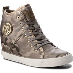 Sneakersy GUESS - FLJLY3 FAB12 BLUE. Niebieskie sneakersy damskie marki Guess, z materiału. Za 529,00 zł.