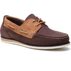 Mokasyny TOMMY HILFIGER - Suede Nubuck Boatshoe FM0FM02105 Coffee Bean 212. Pomarańczowe mokasyny męskie TOMMY HILFIGER, na co dzień, bez wzorów, ze skóry, eleganckie, bez zapięcia. W wyprzedaży za 319,00 zł.
