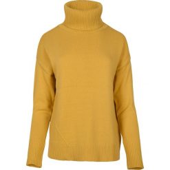 Żółty Golf z wełną Warmest Sounds. Żółte swetry damskie Veva, na zimę, s, z wełny, klasyczne. Za 149,00 zł.