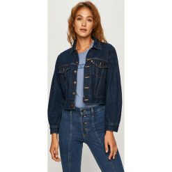 Levi's - Kurtka jeansowa. Niebieskie kurtki damskie Levi's®, s, bez wzorów, z bawełny, krótkie, bez kaptura. Za 529,90 zł.