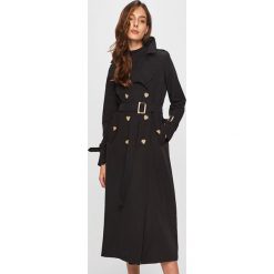 Answear - Trencz. Czarne kurtki damskie ANSWEAR, s, w paski, z bawełny. Za 229,90 zł.