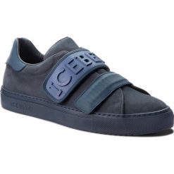 Sneakersy ICEBERG - 18IIU815E Gum Blu Navy. Niebieskie sneakersy męskie Iceberg, bez zapięcia. W wyprzedaży za 619,00 zł.