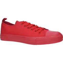 Czerwone trampki sznurowane American LH09/19. Czerwone trampki i tenisówki damskie marki American, bez wzorów, na sznurówki. Za 48,99 zł.