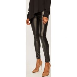 Silvian Heach - Legginsy. Czarne spodnie damskie Silvian Heach, s, bez wzorów, ze skóry, klasyczne. Za 299,90 zł.