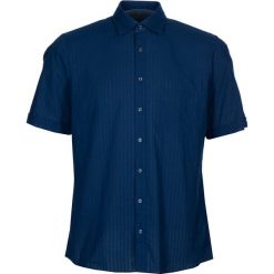 Koszula - Casual fit - w kolorze granatowym. Niebieskie koszule męskie Marvelis, m, w paski, z bawełny, casualowe, z klasycznym kołnierzykiem, bez rękawów. W wyprzedaży za 69,95 zł.