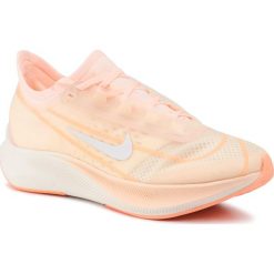 Buty NIKE - Zoom Fly 3 AT8241 800 Crimson Tint/White. Pomarańczowe buty sportowe damskie Nike, z materiału, sportowe, do biegania. W wyprzedaży za 449,00 zł.