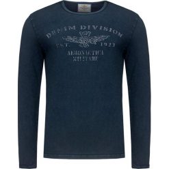 T-shirt AERONAUTICA MILITARE Niebieski. Niebieskie t-shirty męskie marki Aeronautica Militare, m, z napisami. Za 210,00 zł.