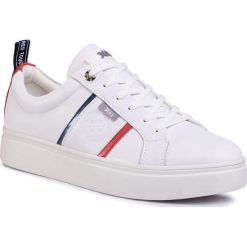 Sneakersy XTI - 44067 Navy. Białe półbuty damskie Xti, na co dzień, bez wzorów, ze skóry ekologicznej, bez obcasa, na płaskiej podeszwie, bez zapięcia. Za 209,00 zł.