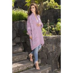 Sweter oversize multikolor ls206. Szare swetry damskie marki Lemoniade, bez wzorów, ze splotem, bez rękawów, bez kaptura. W wyprzedaży za 119,00 zł.
