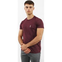 T-shirt Edward Orlovski Bordowa Logo. Czerwone t-shirty męskie m, z bawełny, eleganckie. Za 49,00 zł.