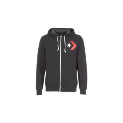 Bluzy Converse CONVERSE STAR CHEVRON GRAPHIC FULL-ZIP HOODIE. Czarne bluzy męskie Converse, s, bez wzorów, retro, bez kołnierzyka, bez rękawów, bez kaptura. Za 231,20 zł.