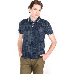 Jack & Jones Paulos Polo Koszulka Niebieski. Niebieskie podkoszulki męskie s, z bawełny. Za 111,95 zł.