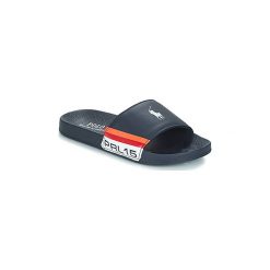 Buty Dziecko Polo Ralph Lauren FLETCHERSLIDE. Niebieskie trampki dziewczęce Polo Ralph Lauren, bez wzorów, bez zapięcia. Za 219,00 zł.