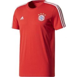 Adidas Koszulka Męska 3-Stripes FC Bayern Monachium M Czerwona r. L - (BS0113). Czerwone koszulki sportowe męskie marki Adidas, l. Za 105,46 zł.