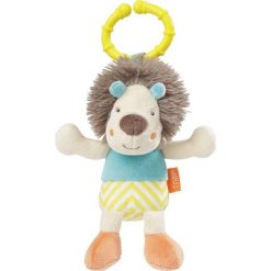 Maskotka z zawieszką Lew 19 cm. Szare przytulanki i maskotki marki FEHN. Za 49,32 zł.