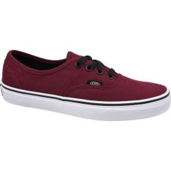 Vans Authentic VQER5U8 35 Bordowe. Czerwone buty sportowe damskie Vans, bez wzorów, z tkaniny, sportowe, vans authentic. W wyprzedaży za 179,99 zł.