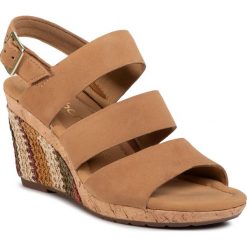 Espadryle GABOR - 42.825.35 Sattel. Pomarańczowe espadryle damskie Gabor, bez wzorów, ze skóry, bez obcasa, na obcasie. W wyprzedaży za 249,00 zł.