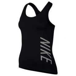 Nike Koszulka Sportowa W Np Cl Tank Logo 803169 010 S. Czarne topy sportowe damskie Nike, s, z materiału. W wyprzedaży za 89,00 zł.