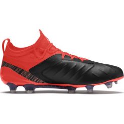 Buty piłkarskie Puma One 5.1 Fg Ag M 105578 01. Czarne buty sportowe męskie Puma, ze skóry, bez zapięcia, do piłki nożnej. W wyprzedaży za 749,00 zł.