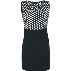 Rockabella Molly Dress Sukienka czarny. Czarne sukienki na komunię Rockabella, na imprezę, xl, w grochy, retro, z dekoltem na plecach. Za 79,90 zł.