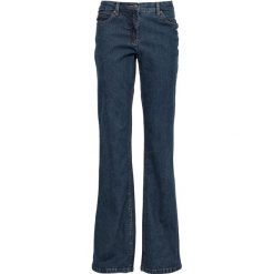 Dżinsy ze stretchem BOOTCUT, bestsellery bonprix ciemnoniebieski. Niebieskie jeansy damskie bonprix. Za 69,99 zł.