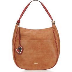 Torebka damska 87-4Y-750-5. Brązowe shopper bag damskie Wittchen, w geometryczne wzory. Za 129,00 zł.