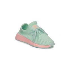 Buty Dziecko adidas DEERUPT RUNNER C. Zielone trampki dziewczęce Adidas, bez wzorów, bez zapięcia. Za 220,20 zł.