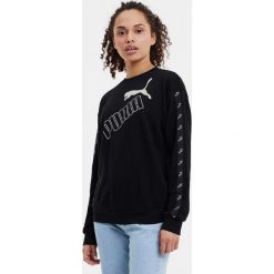 Puma Amplified Crew Bluza Czarny. Czarne bluzy damskie Puma, m, z nadrukiem, z bawełny, bez rękawów, bez kaptura. Za 223,95 zł.