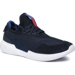 Sneakersy TOMMY HILFIGER - Corporate Mix Modern Runner FM0FM02382 Midnight 403. Niebieskie sneakersy męskie TOMMY HILFIGER, na co dzień, bez wzorów, ze skóry, klasyczne, bez zapięcia. W wyprzedaży za 299,00 zł.