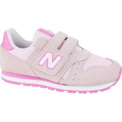 New Balance YV373SP buty sneakers, buty sportowe uniseks różowe 30. Różowe buty dziewczęce sportowe New Balance, bez wzorów, ze skóry, bez zapięcia. Za 229,99 zł.