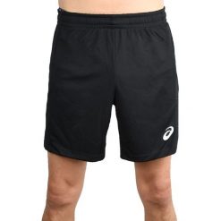 Asics Short 155239-0904 spodenki męskie czarne L. Czarne spodenki i szorty męskie Asics, m, bez wzorów, z poliesteru. W wyprzedaży za 59,99 zł.